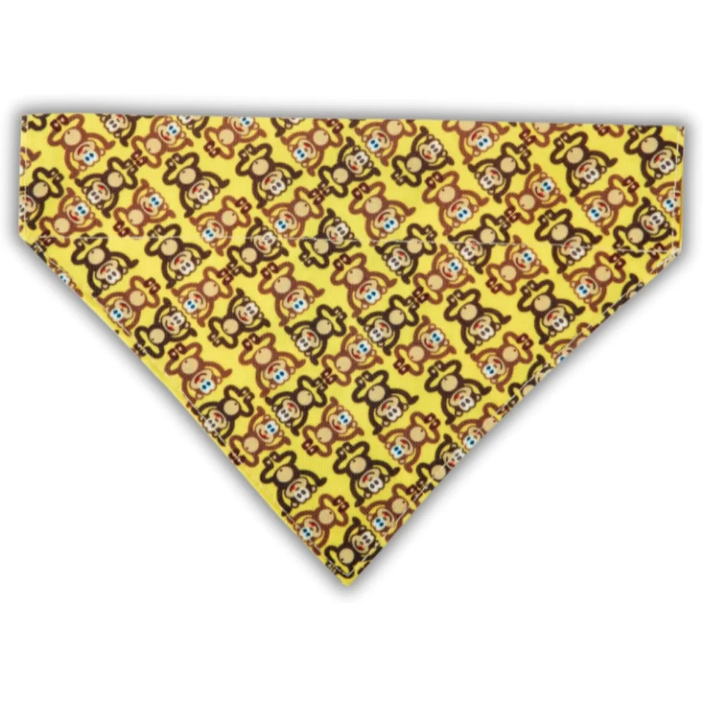Max & Molly 2-in-1 Reversible Pattern Pet Bandana for Collars Set Of 3 Size NWOT